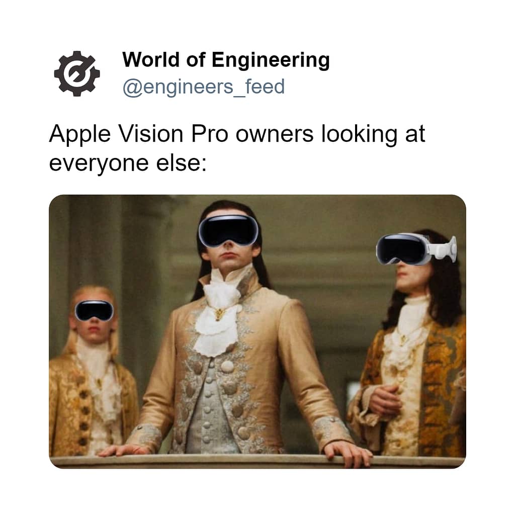 Apple Vision Pro Meme