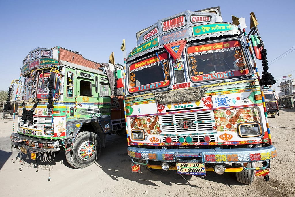 Truck Driver Protest