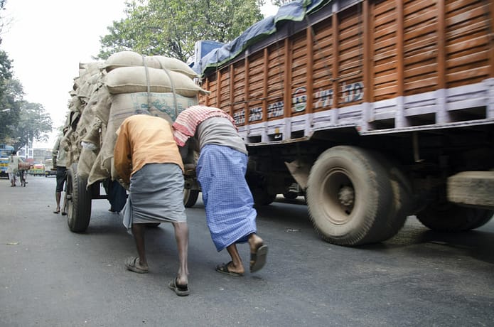 Truck Driver Protest