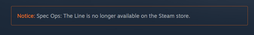 Spec Ops on Steam