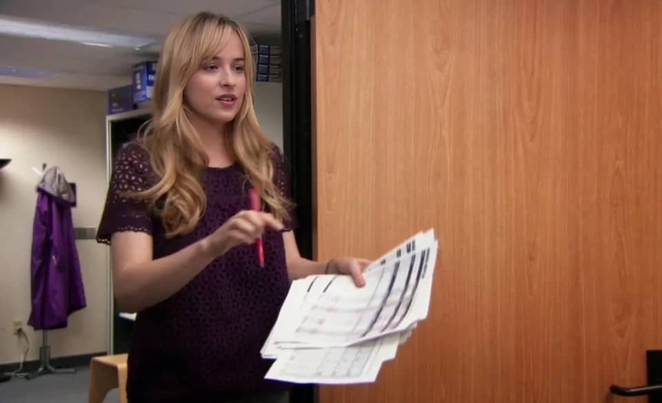 Dakota Johnson in The Office