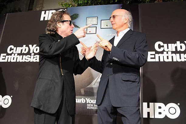 Richard Lewis and Larry David